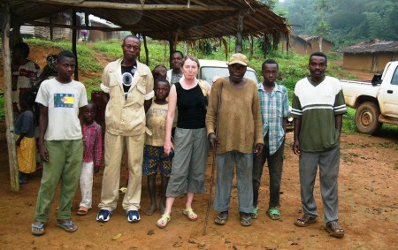 Marie et le doyen du village !